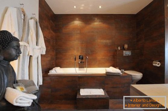 Dizajn azijskog stila kupaonica + spa