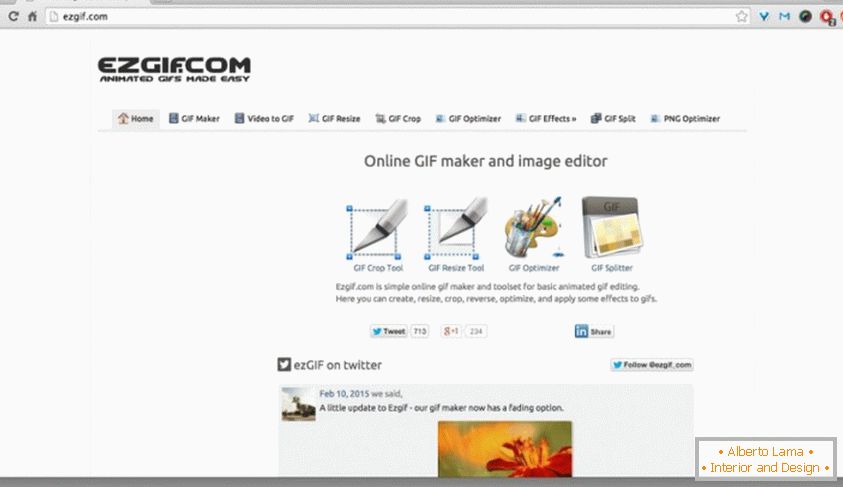 Online GIF kavu i uređivač slika