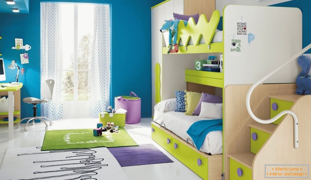 Dizajn dječje sobe za dvoje djece
