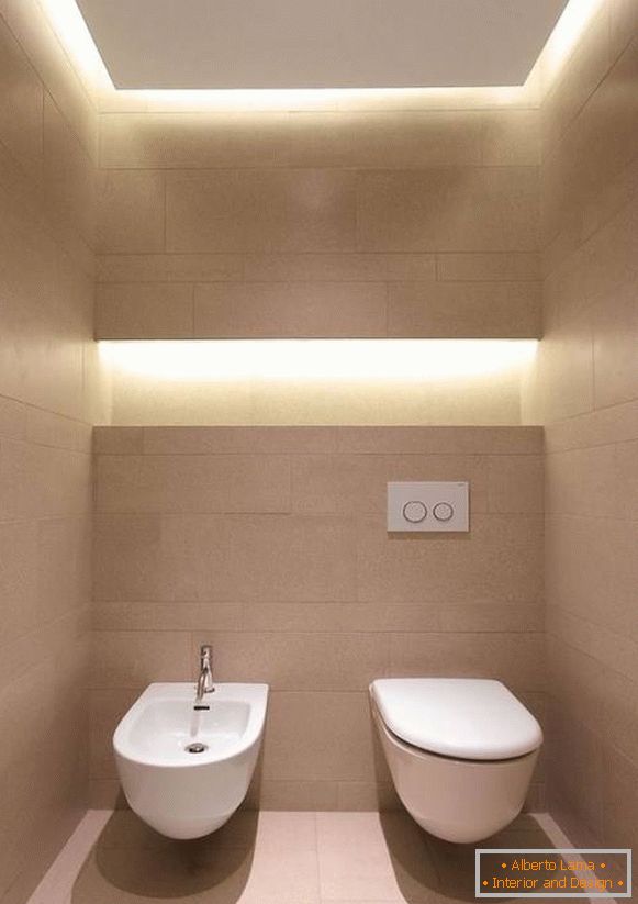 Moderan dizajn WC-a s ugrađenim svjetlima