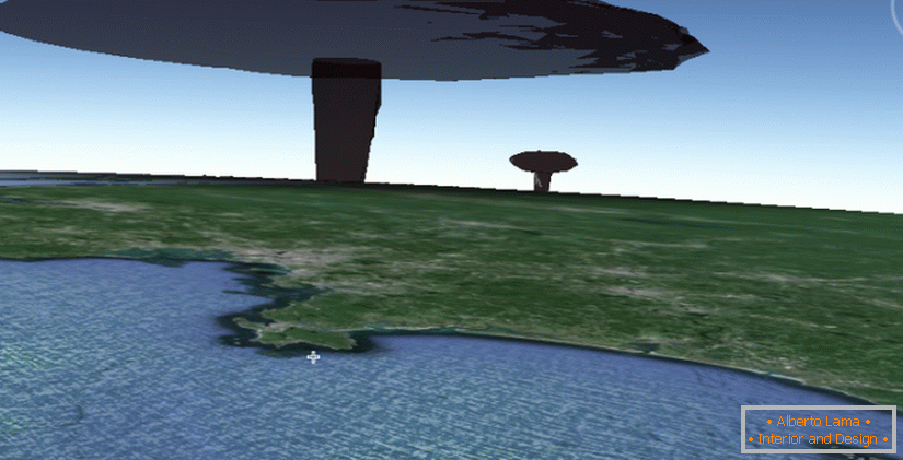 3D simulator posljedica eksplozije nuklearne bombe