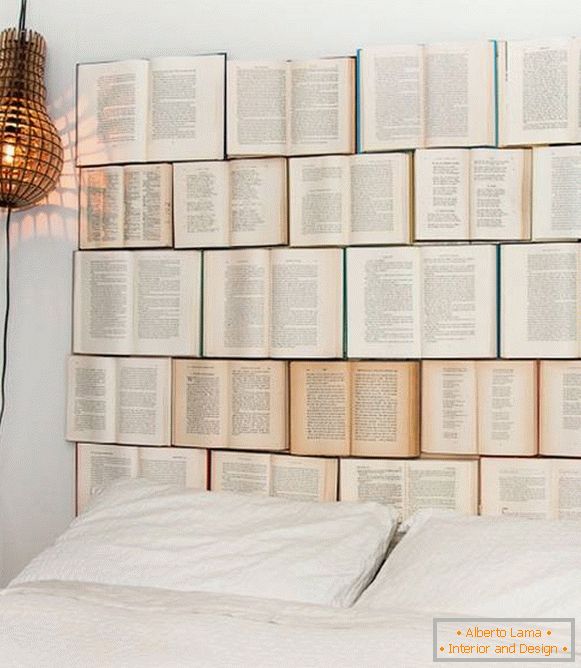glava kreveta je knjiga