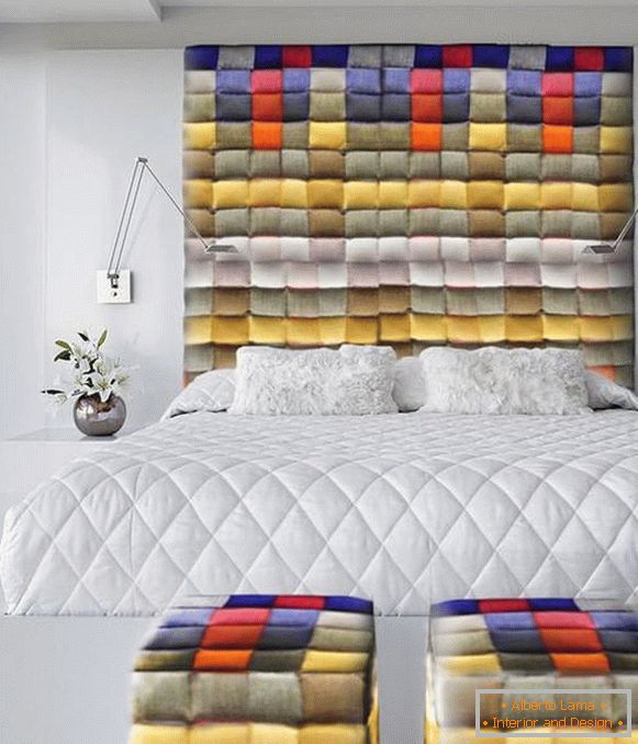 Tekstil-isgolovye za krevet-na-strop