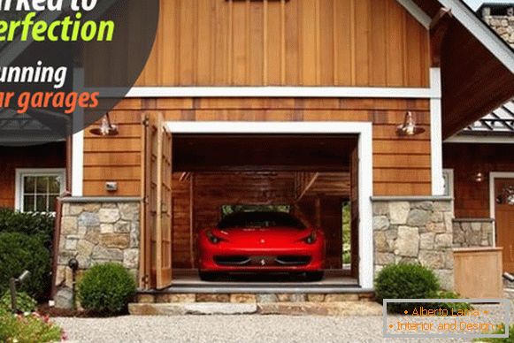 Luksuzna garaža za luksuzni automobil
