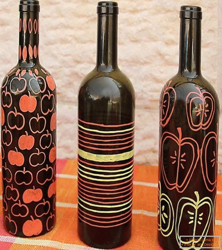 Ideje za bojenje bočica iz vina