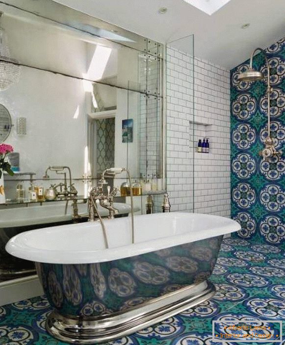 Dizajn kupaonice s marokanskim pločicama