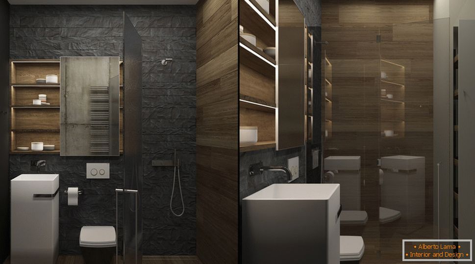 Oblikovanje kupaonice u sivim tonovima