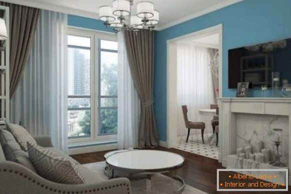 Luksuzni klasični studio apartman 40 m2 - slika dnevnog boravka