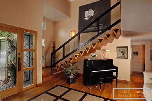 hodnik u kući s stepenicama, foto 39