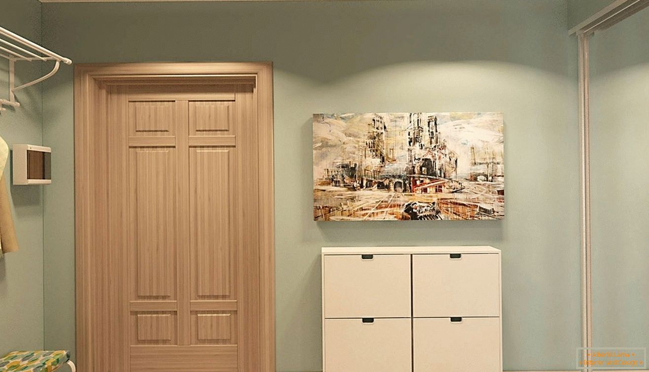 Klasičan dekor hodnika u apartmanu