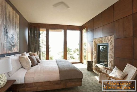 Eko-spavaća soba u modernom stilu