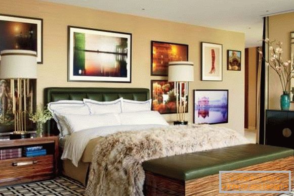 Luksuzna spavaća soba u stilu 60-ih godina