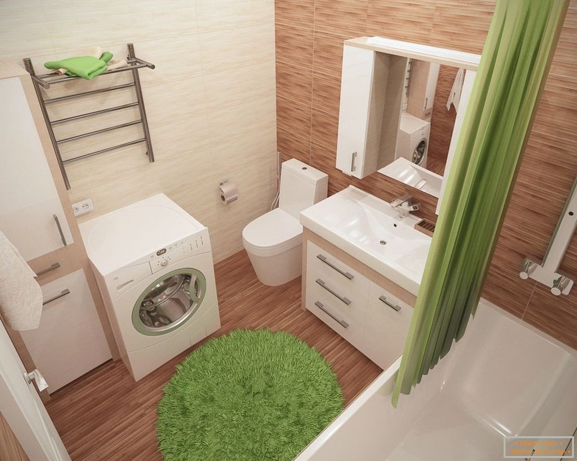 Prekrasna kupaonica dizajn 5 m² M