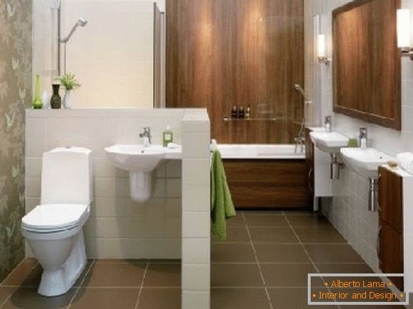 dizajn uske kupaonice s WC-om, slika 45