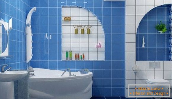 dizajn male kupaonice u kombinaciji s WC-om, slika 42