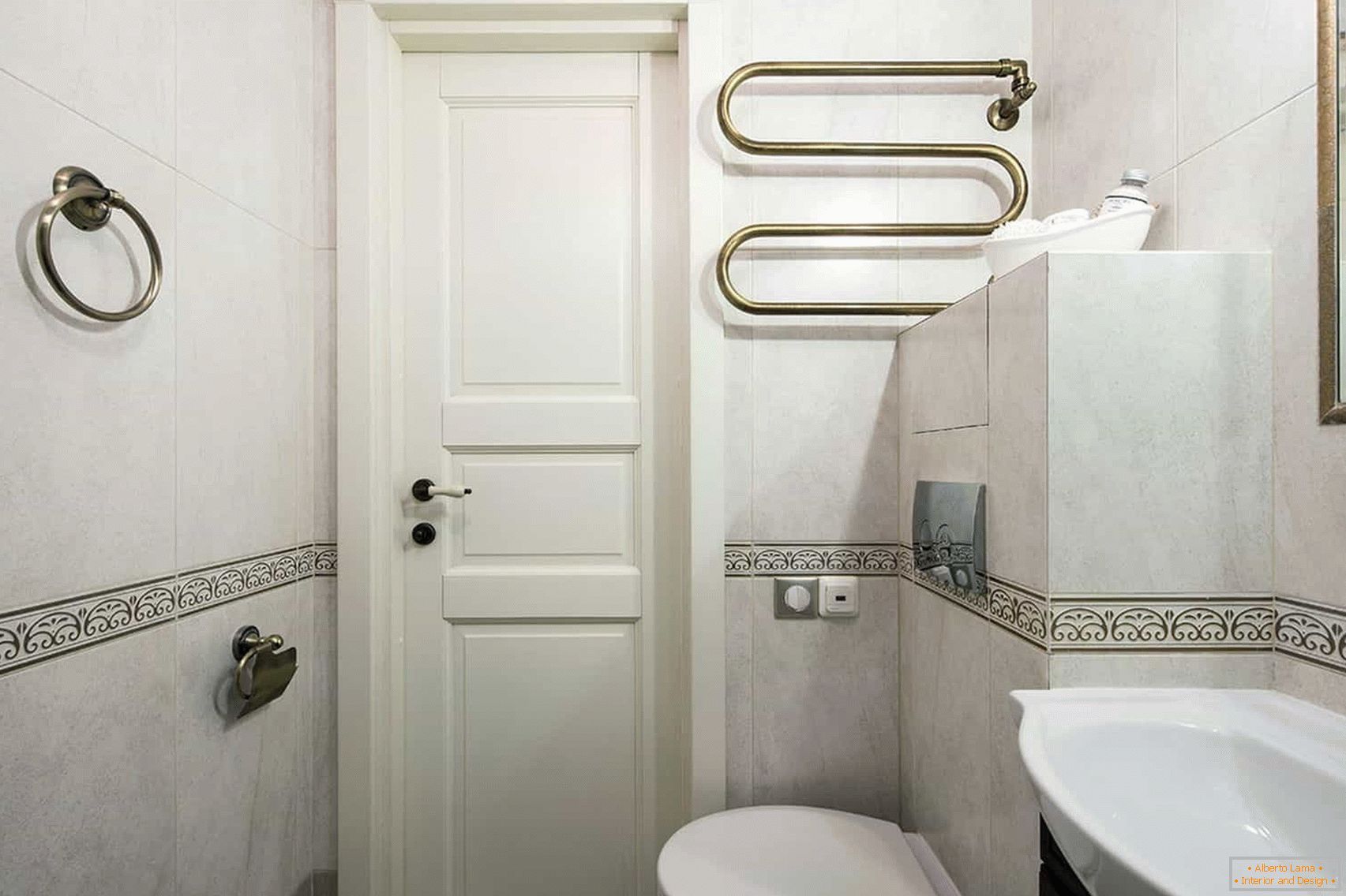 Dizajn kupaonice u kući ploče