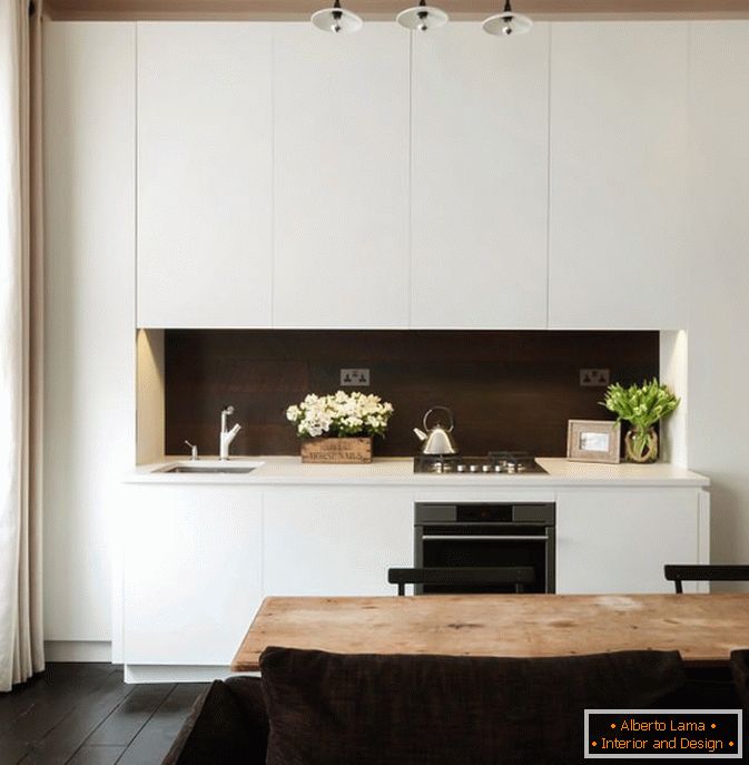 Kuhinjski apartman-studio u modernom stilu