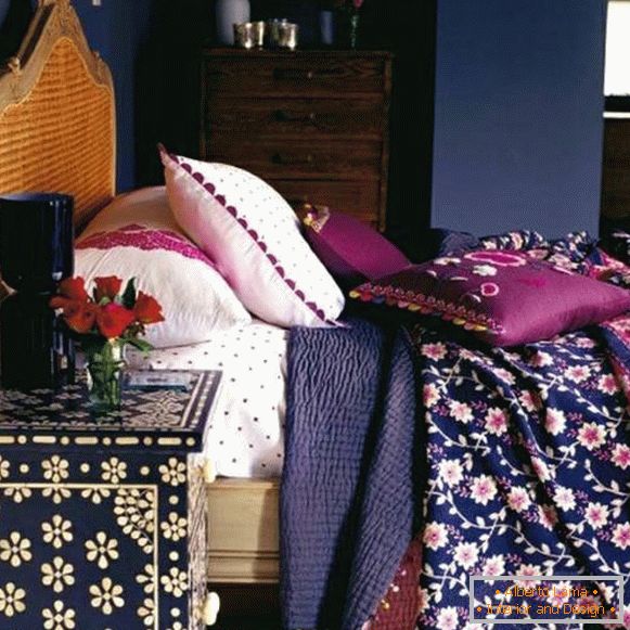 detsorirovanie spavaće sobe-u-marokkanskom stilu