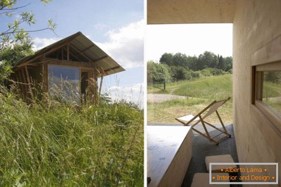 Izgled ekološke mala kućica u Francuskoj
