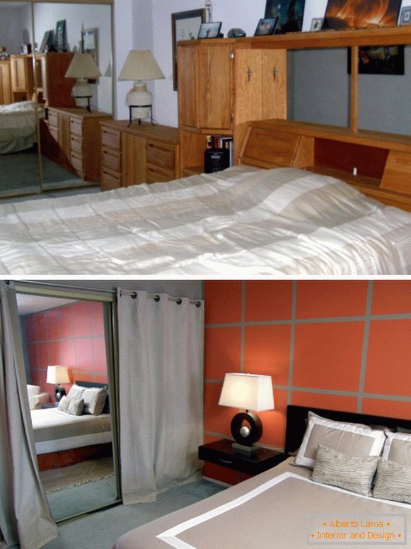 Fotografije spavaće sobe prije i poslije