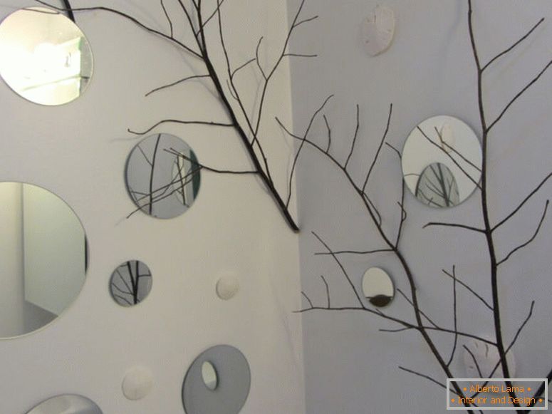 očaravajuća-male dekorativne-okrugli zidni ogledala-s-dekorativne-stablo-deblo-dekor-fotografija-u-slatkom-at-ideje-galeriji-okrugli-ogledalo-zid dekor