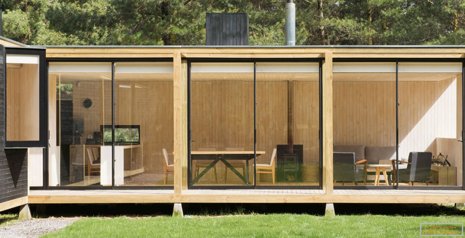 Fasada drvene modularne kuće