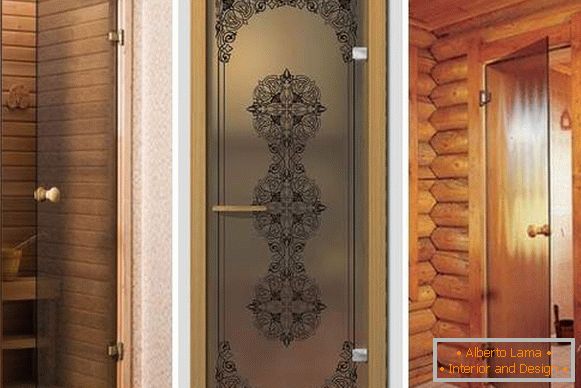 Vrata za saunu stakla - odaberite dizajn i kvalitetu