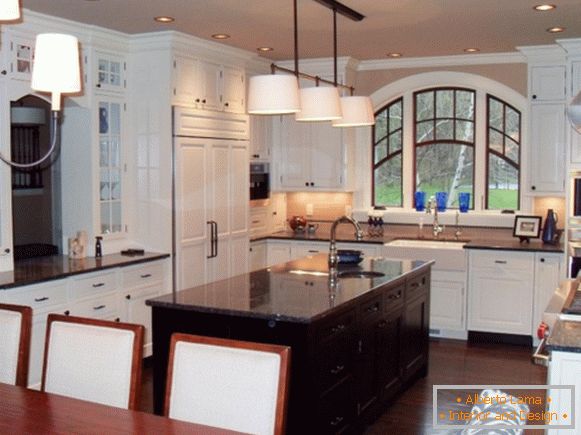 Prozor dizajn u kuhinji - fotografije lijepih prozora