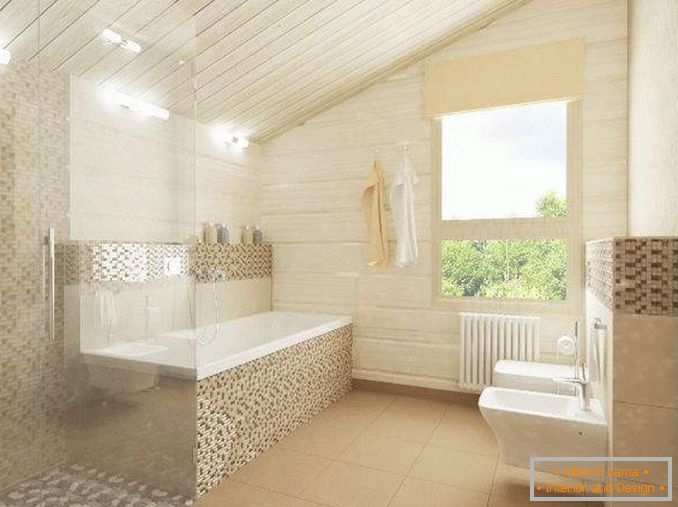 Interijer male privatne kuće - dizajn kupaonice