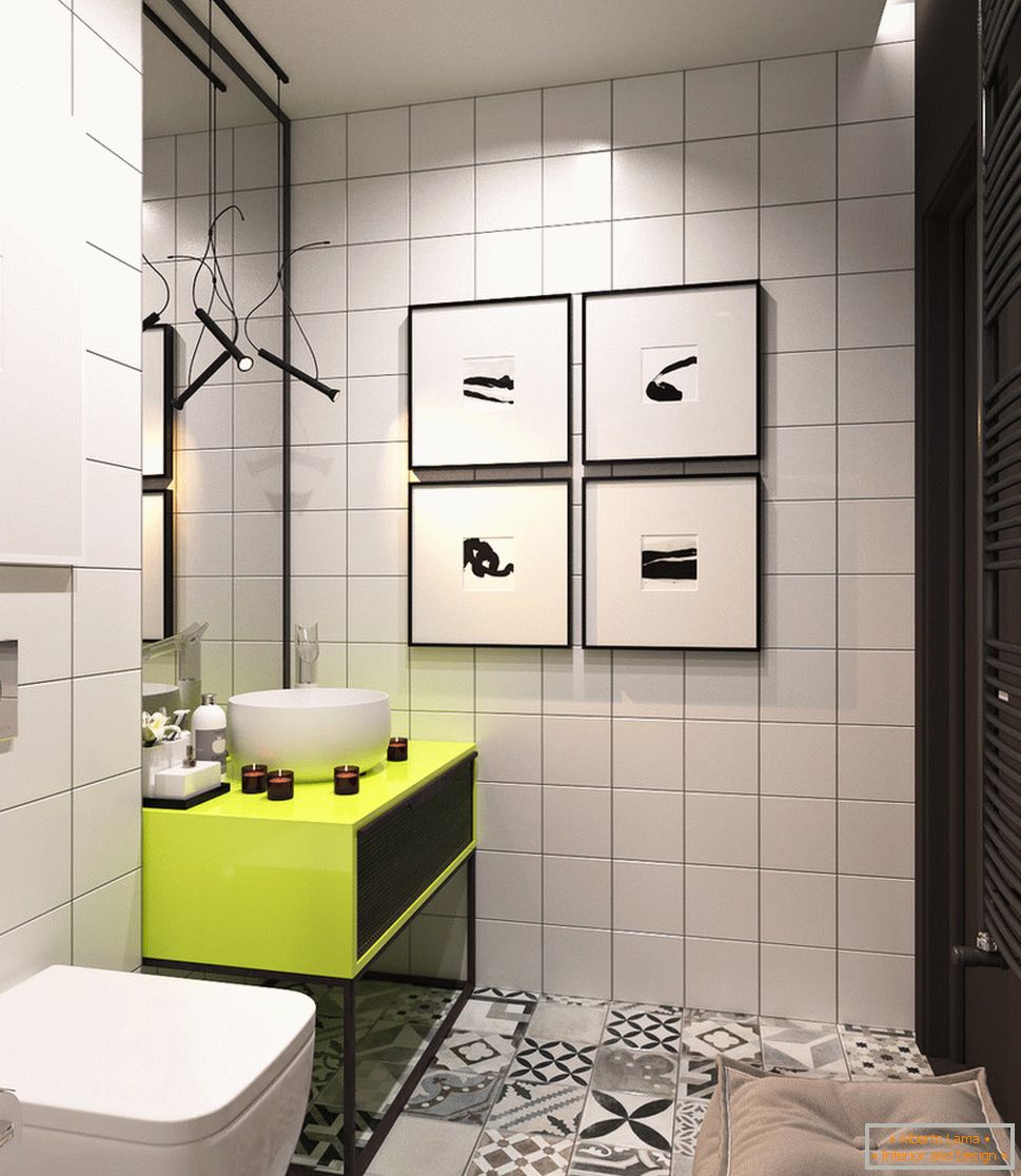 Svijetli dizajn kupaonice комнаты