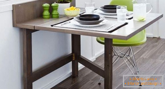 stol, kuhinja, presavijena drvena, fotografija 11