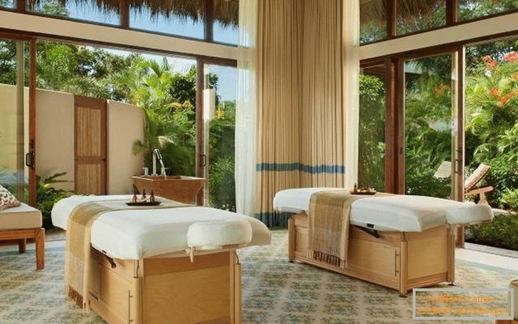 Dizajnerska soba za spa tretmane u luksuznom hotelu Mukul