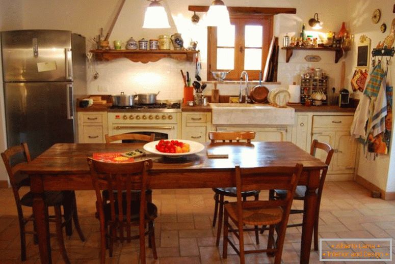 provansalskom stilu-zemlja-kuhinja-la-Fornace-1