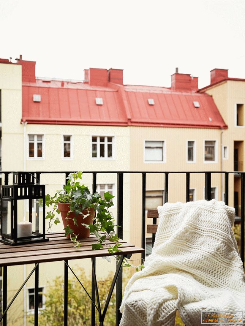 Kuća s balkonom u Švedskoj