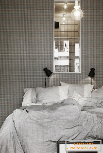 Sivi zidovi u spavaćoj sobi