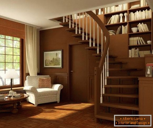 Uređenje stepenica u privatnoj kući - vrste stepenica u unutrašnjosti