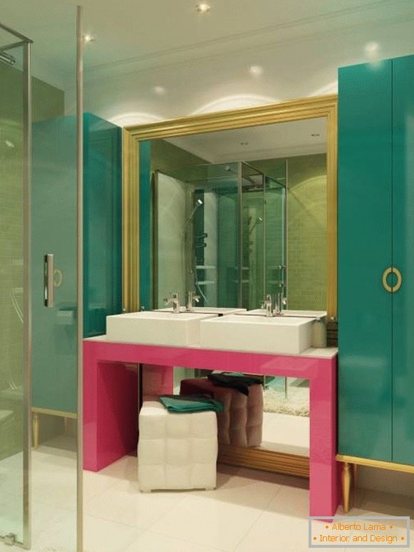 Neobična shema boja u kupaonici 2015