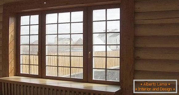 Drveni obloge za prozore unutar kuće, slika 3