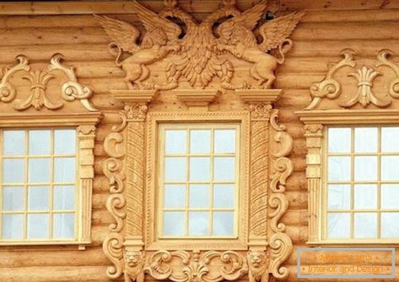 Lijepe ploče za prozore u drvenoj kući, slika 5