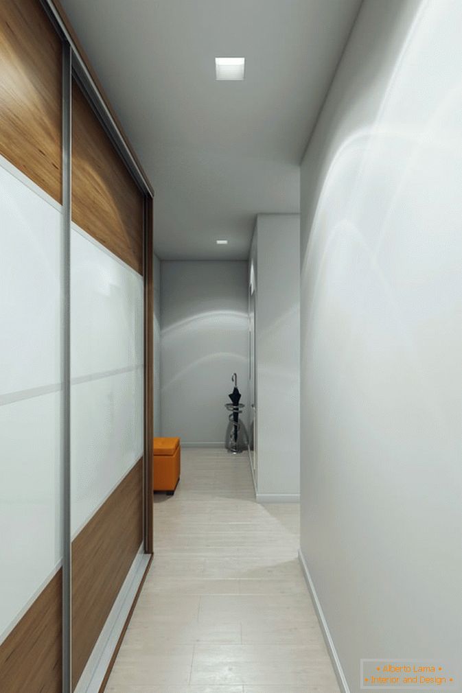Koridor malog studio apartmana u Rusiji