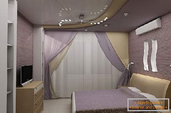 protezni strop za malu spavaću sobu, fotografija 30