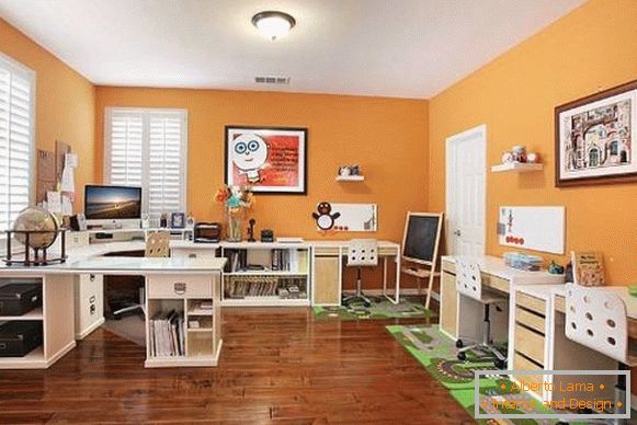 narančasti zidovi-home-office