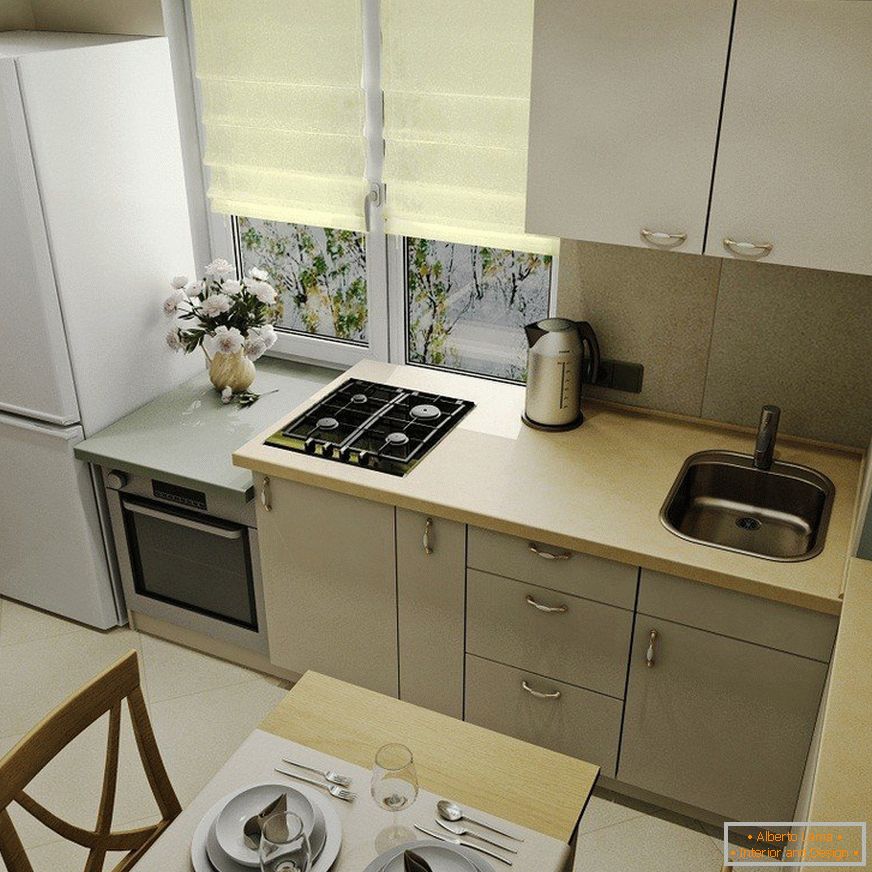 Blagovaonica u kuhinji 4 m²