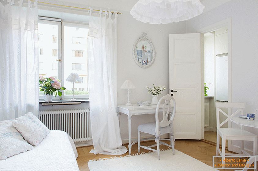 Dizajn stambenog prostora u skandinavskom šik stilu u Švedskoj