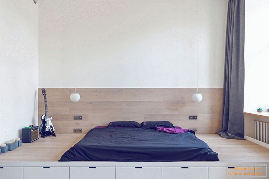 Izvorni krevet u jednosobnom apartmanu