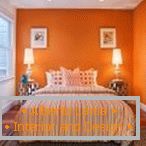 Spavaća soba в оранжевых тонах