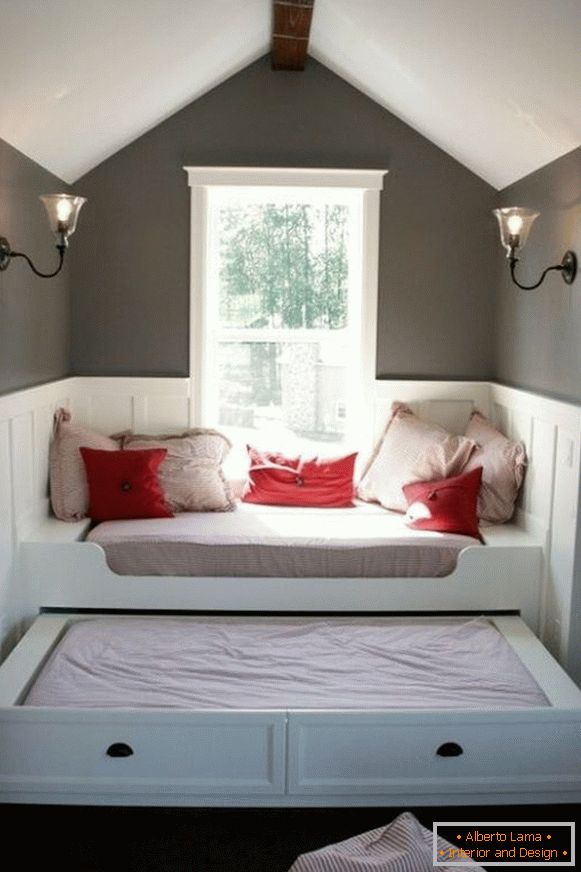 Ugodna kauč s tajnim krevetom