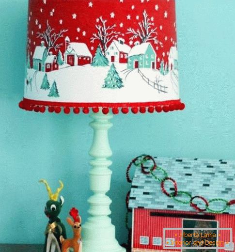 Vintage svjetiljka za zimu