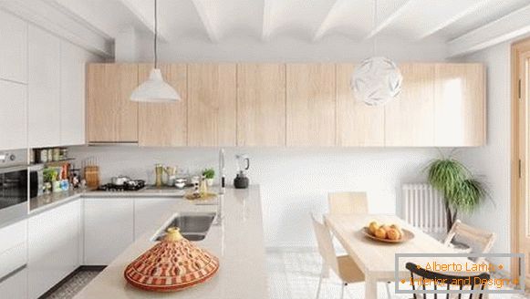lijepa apartmana u skandinavskoj kuhinji