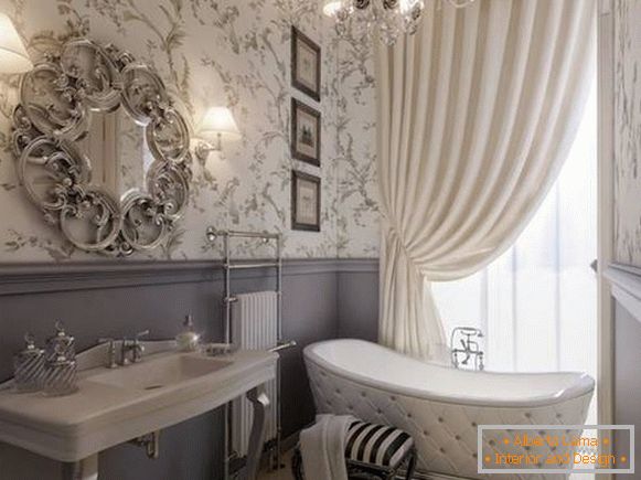 zidna svjetiljka za kupaonicu u klasičnom stilu, fotografija 29